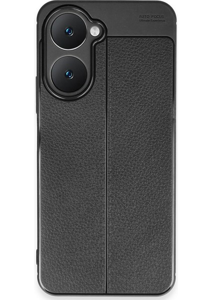 Vivo Y18 Uyumlu Kılıf Deri Görünümlü Kamera Korumalı Karbon Leke Tutmaz Darbe Emici Kapak modelleri