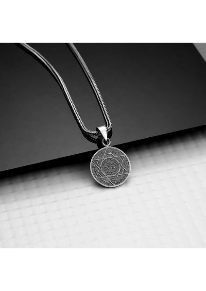 Gümüş Süleyman Mührü Kolye fiyatları