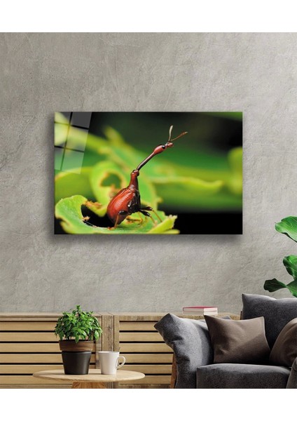- Böcek Yeşil Cam Tablo Insect Green