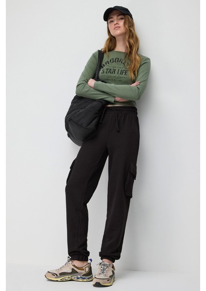 Basic Kargo Jogger Pantolon