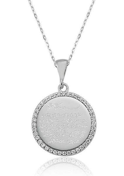 Gümüş Ayetel Kürsi Bayan Kolye fiyatları