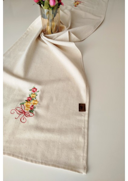 Buldan Ham Keten Otantik Yumuşacık Nakışlı 45X145 cm Runner fiyatları