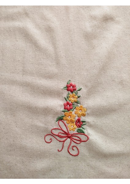 Buldan Ham Keten Otantik Yumuşacık Nakışlı 45X145 cm Runner indirimleri