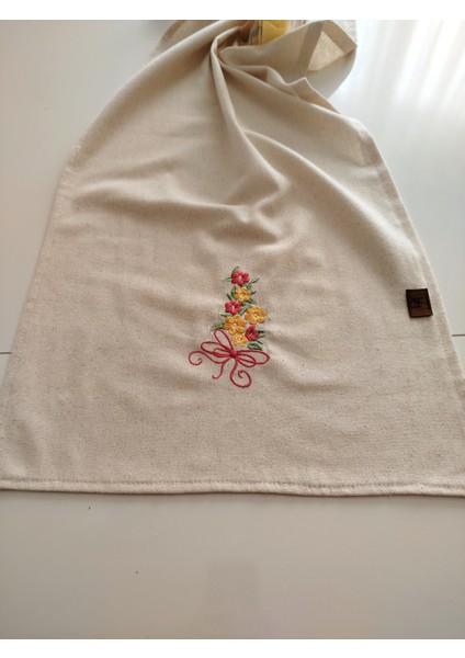 Buldan Ham Keten Otantik Yumuşacık Nakışlı 45X145 cm Runner fırsatları