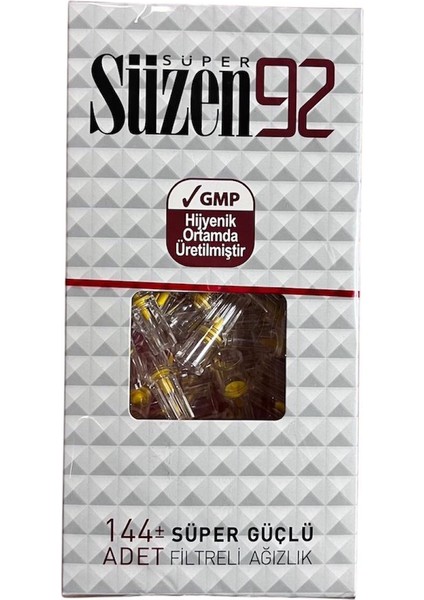 SÜZEN92 Filtre Ağızlık 144'Luk