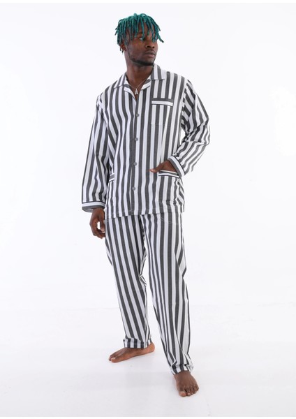 Beruflic 4007 Uzun Kol Çizgili Gaffur Erkek Pijama Takım modelleri
