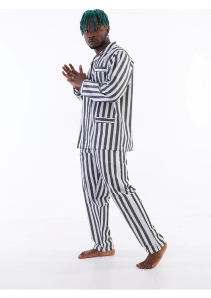 Beruflic 4007 Uzun Kol Çizgili Gaffur Erkek Pijama Takım fırsatları