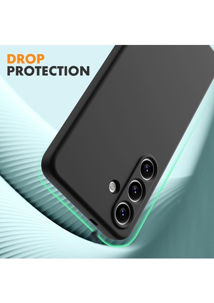 Samsung Galaxy S25 Kılıf Kamera Korumalı Yumuşak Renkli Silikon + 9h Ekran Koruyucu Cam 2in1 Set