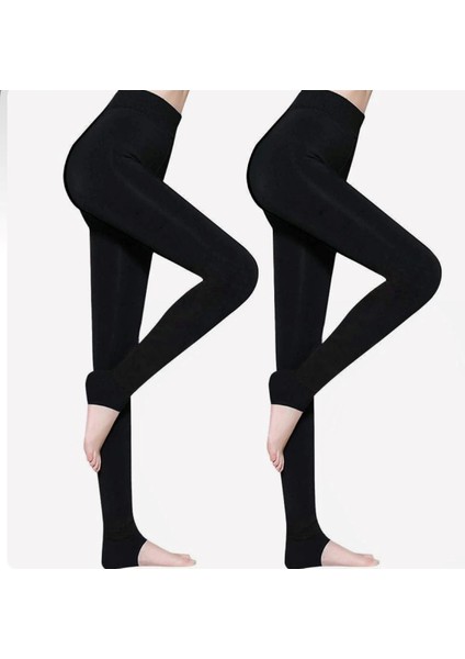 Siyah Peluş Tayt PT580-1 modelleri