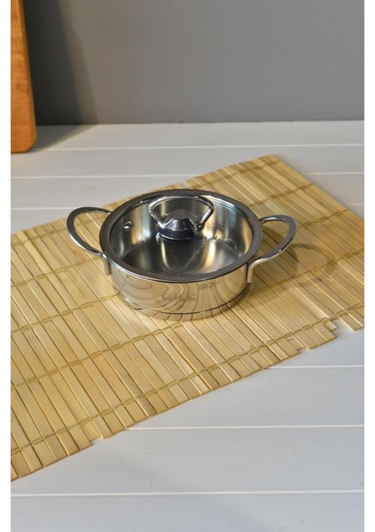 Oms Mini Basık Çelik Tencere - 14 cm fiyatları