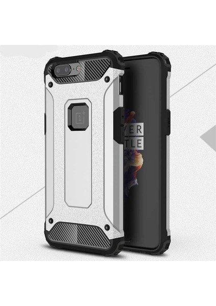 One Plus 5 Kılıf Armor Hybrid Zırh Silikon