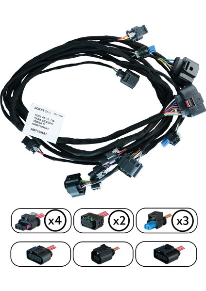 Audi A8 2012- Ön Park Sensör Tesisatı 4H0971095AF