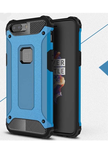 One Plus 5 Kılıf Armor Hybrid Zırh Silikon