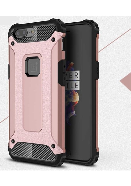 One Plus 5 Kılıf Armor Hybrid Zırh Silikon