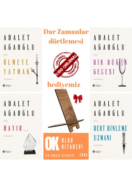 Ölmeye Yatmak - Bir Düğün Gecesi - Hayır - Dert Dinleme Uzmanı 4 Kitap - Adalet Ağaoğlu