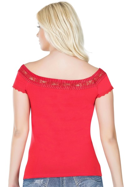 Kadın Dantelli Kadın Tişört 259 fiyatları