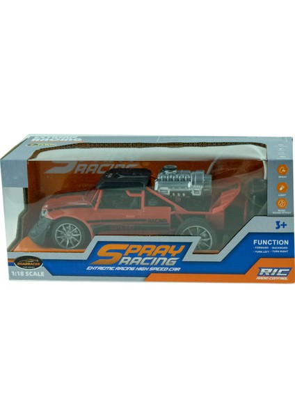 1:18 Sc Uzaktan Kumandalı Spray Araba Duman Çıkaran Kırmızı Şarjlı modelleri