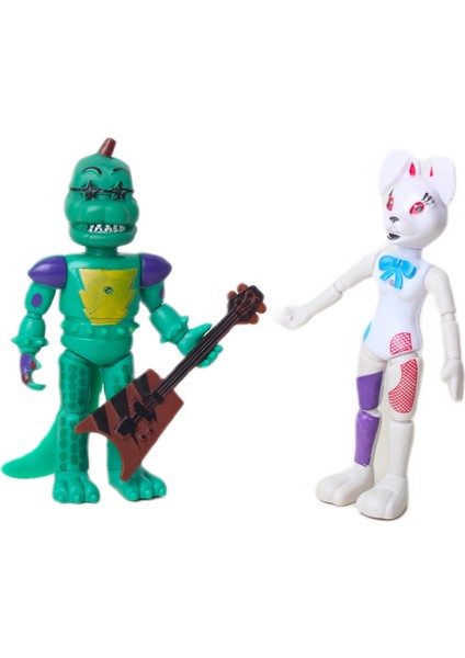 Five Nights At Freddy's Fnaf Eklemli Sökülür Takılır Oyuncak Seti Glamrock Montgomery & Vanny Rabbit