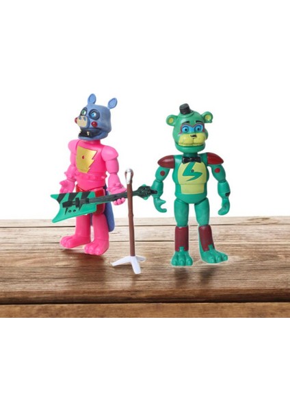 Five Nights At Freddy's Fnaf Eklemli Sökülür Takılır 2’li Figür Oyuncak Seti G. Freddy 2 & Pigpatch