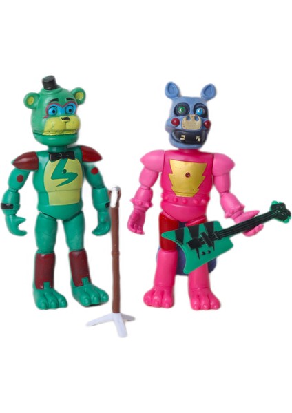 Five Nights At Freddy's Fnaf Eklemli Sökülür Takılır 2’li Figür Oyuncak Seti G. Freddy 2 & Pigpatch
