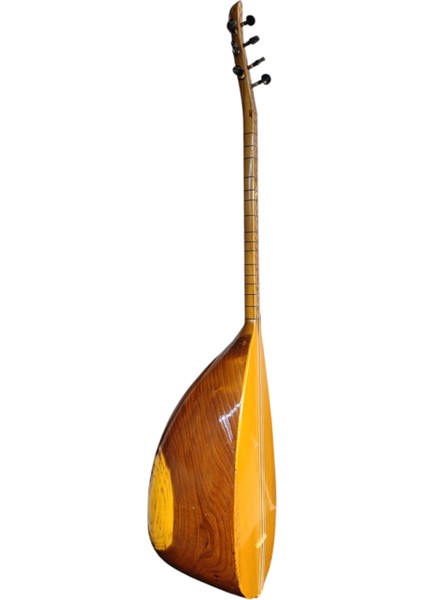 Bağlama El Yapımı Kısa Sap Oyma Dut Bağlama