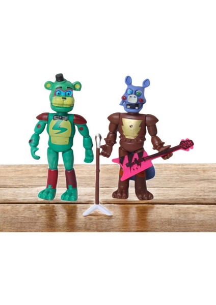Five Nights At Freddy's Fnaf Eklemli Sökülür Takılır Figür Oyuncak Seti Glamrock Freddy & Pigpatch 3