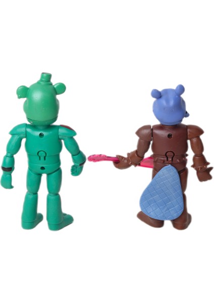 Five Nights At Freddy's Fnaf Eklemli Sökülür Takılır Figür Oyuncak Seti Glamrock Freddy & Pigpatch 3
