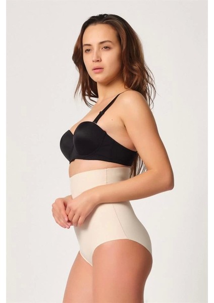 Ten Emay 2708 Lazer Yüksek Bel Kesim Slip Korse