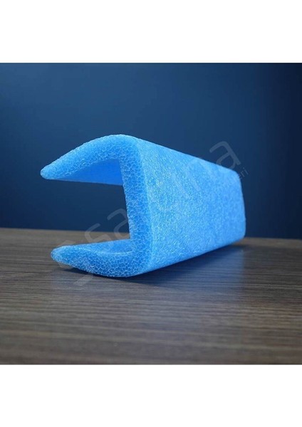 10 mt Eşya Mobilya Ambalaj Köpüğü Kenar Köşe Koruyucu U Profil 7x7 cm Strafor Köpük