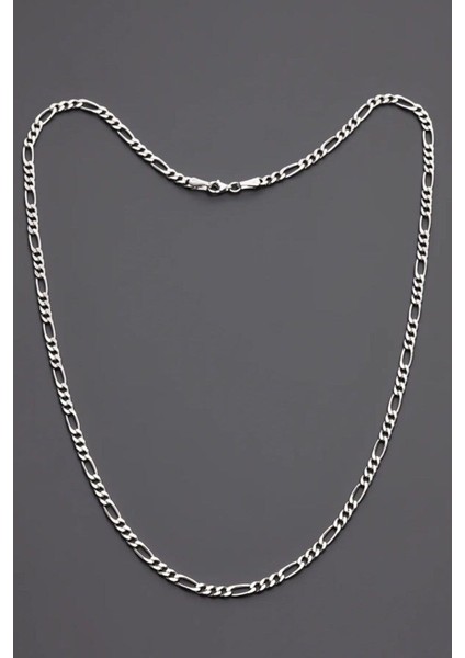 925 Ayar Gümüş 4 mm Figaro Kolye ve Bileklik Seti - Erkek ve Kadın Için Şık Takım indirimleri