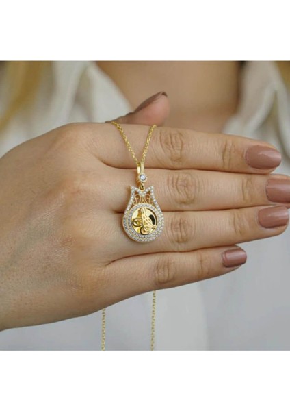 Lale Tasarımlı Altın Kaplama 925 Ayar Gümüş Kadın Kolye 60 cm fiyatları