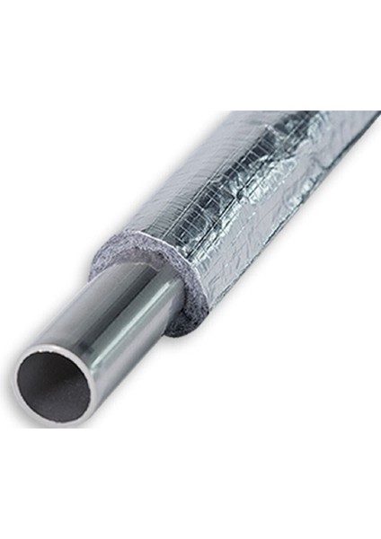 Alüminyum Folyo Kaplı Polietilen Yalıtım Borusu 28 mm İç Çapında (2 Metre)
