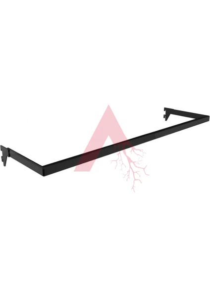 60 cm Kare Ub1 Askılık & 10 x 30 Profilden Askılık Mağaza Raf Sistemi