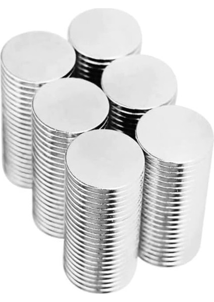 Neodyum Mıknatıs Dekoratif Magnet Güçlü Çekim 15 x 1,5 mm