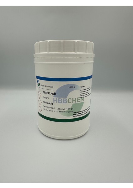 Sitrik Asit Monohidrat Food Grade 250 gr