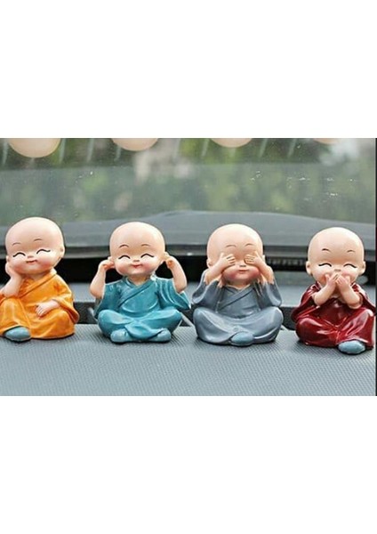 Ipek Hobi Buda Bebekleri 4lü Set (Görmedim & Duymadım& Bilmiyorum & Düşünüyorum)