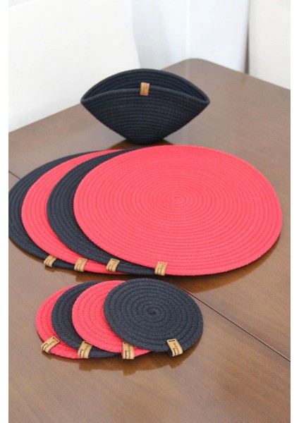 9 Parça 4 Kişilik Amerikan Servis Takımı, Supla Takımı, Tabak Altlığı, Bardak Altlığı, Runner fırsatları