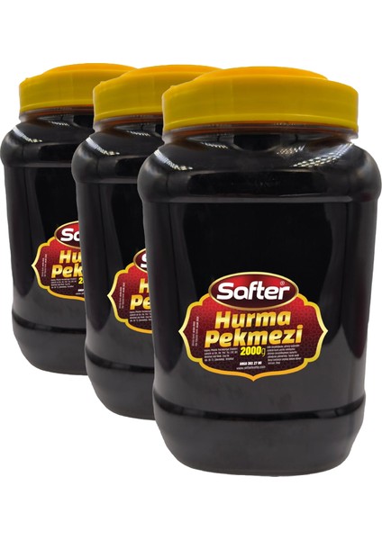 Hurma Pekmezi 2000 gr. x 3 Adet