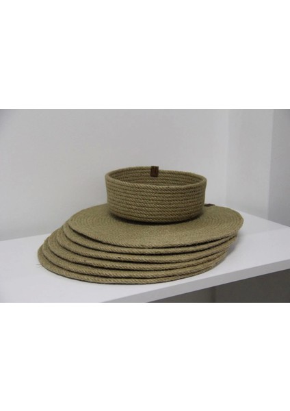 Hasır Supla Takımı 6lı Supla Takımı ve Ekmeklik Şık Tasarım fiyatları