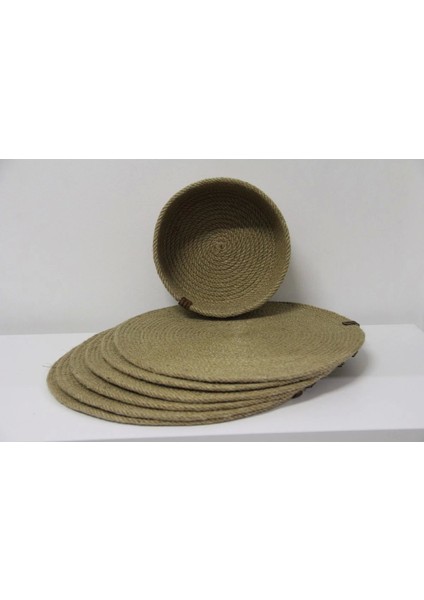 Hasır Supla Takımı 6lı Supla Takımı ve Ekmeklik Şık Tasarım modelleri