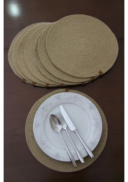 8 Adet Amerikan Servis, Hasır Supla Takımı, Tabak Altlığı, Runner modelleri