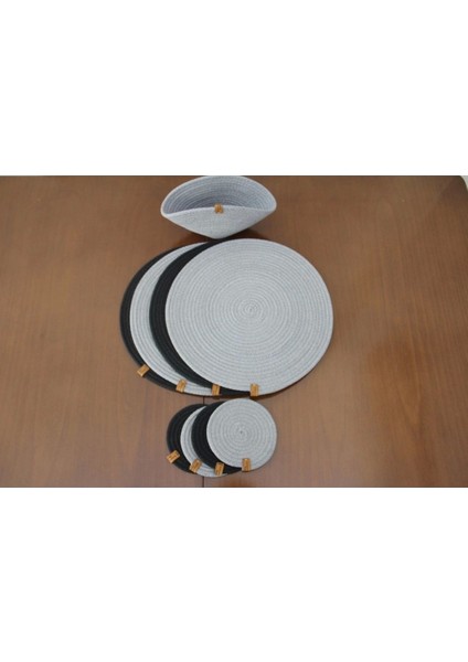 9 Parça 4 Kişilik Amerikan Servis Takımı, Supla Takımı, Tabak Altlığı, Bardak Altlığı, Runner modelleri