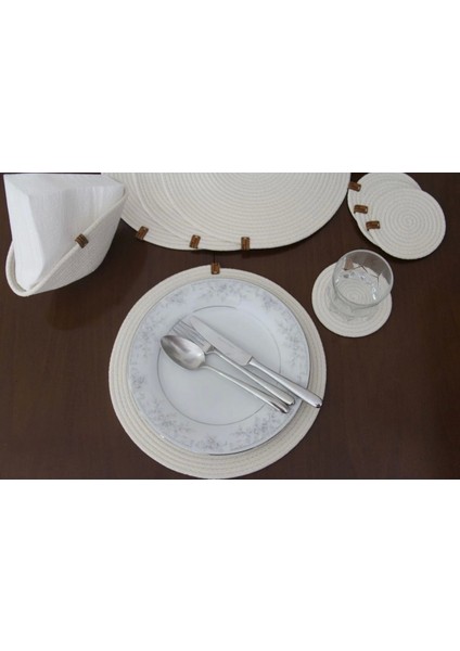 9 Parça 4 Kişilik Amerikan Servis Takımı, Supla Takımı, Tabak Altlığı, Bardak Altlığı, Runner fiyatları