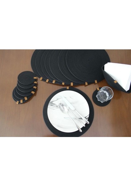 17 Parça 8 Kişilik Amerikan Servis Takımı, Supla Takımı, Tabak Altlığı, Bardak Altlığı, fırsatları