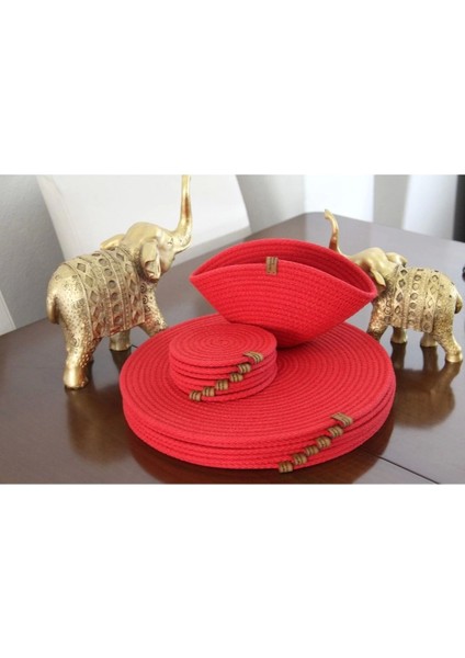 13 Parça 6 Kişilik Amerikan Servis Takımı, Supla Takımı, Tabak Altlığı, Bardak Altlığı, modelleri