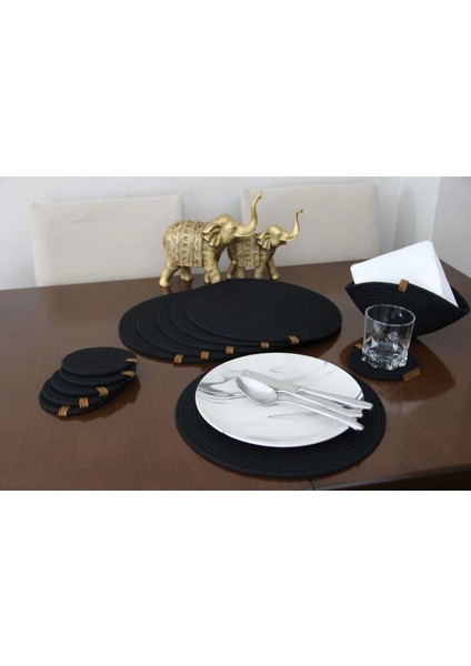 13 Parça 6 Kişilik Amerikan Servis Takımı, Supla Takımı, Tabak Altlığı, Bardak Altlığı, fiyatları