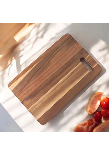 Akasya Kesme Tahtası Antibakteriel Yıkanabilir Doğrama Tahtası Dikdörtgen 28X18CM | Antibakteriyel ve Yıkanabilir Akasya Kesme Tahtası - Hijyenik ve Dayanıklı Doğrama Işleriniz Için Ideal fiyatları