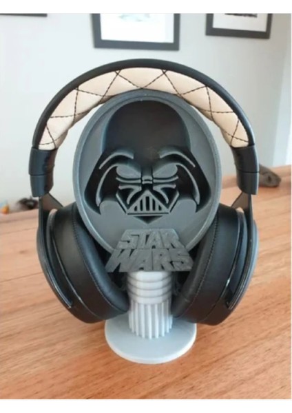 Dekoratif Star Wars Darth Vader Masaüstü Kulaklık Standı Kulaklık Askısı