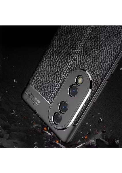 Honor 70 Uyumlu Silikon Kılıf Deri Desenli Kamera Korumalı Darbe Emici Autofocus Kapak modelleri