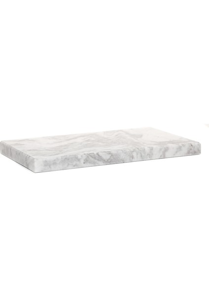 Dekoratif Sunumluk Gri Dalgalar Doğal Mermer Taş - 12 x 23 cm fiyatları